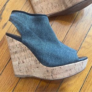 Stuart Weitzman Cork Wedges